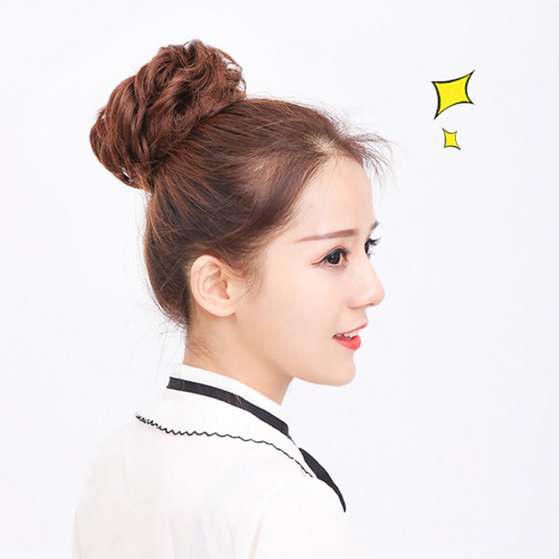 Tóc Giả Nối Dài Kiểu Tóc Đuôi Ngựa Mềm Mại Co Giãn Tự Nhiên Dành Cho Trẻ Em