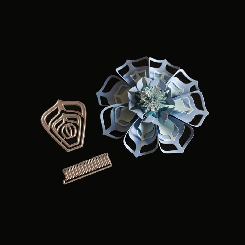 Khuôn Cắt Hình In Nổi Hình Cánh Hoa Dùng Trang Trí Thiệp, Làm Scrapbook