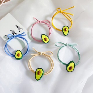 SET 5 DÂY BUỘC TÓC HÌNH TRÁI BƠ SIÊU CUTE