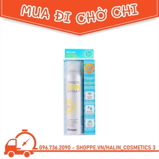 Xịt chống nắng 💖FREESHIP💖xịt chống nắng Crystal Sun Spray 150ml SPF50+ PA+++ Hàn Quốc HALIN772 Cao Cấp