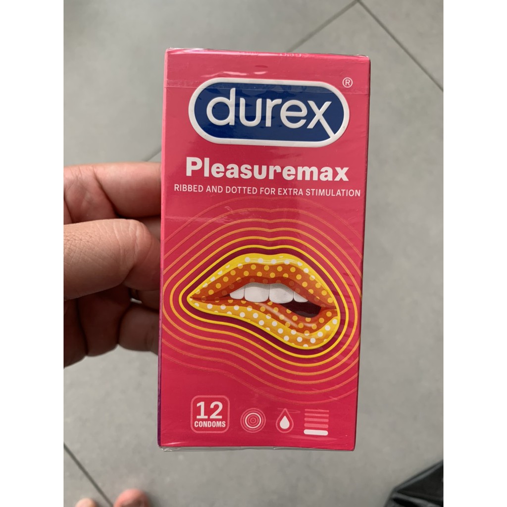 Bao cao su Durex Plesuremax Gân Gai Hộp 12c