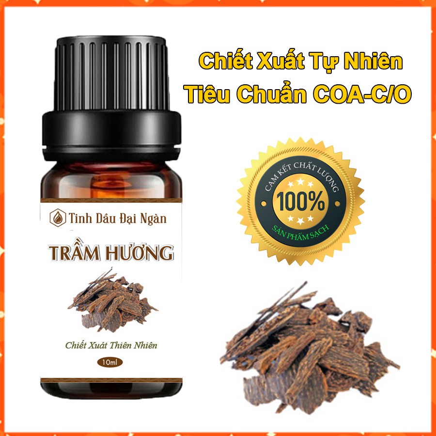 Tinh Dầu Trầm Hương - Thiên Nhiên Đại Ngàn - Nguyên Chất Xông Phòng Nhiều Mùi Có Kiểm Định Chất Lượng