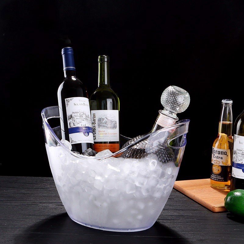 XÔ ƯỚP RƯỢU CHAMPAGNE,RƯỢU VANG BẰNG MIKA TRONG SUỐT