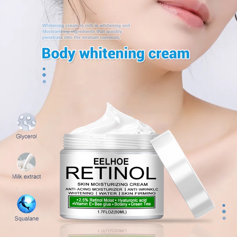 Kem Làm Trắng Da RETINOL 50ml Cho Vùng Da Dưới Cánh Tay / Đầu Gối / Chân