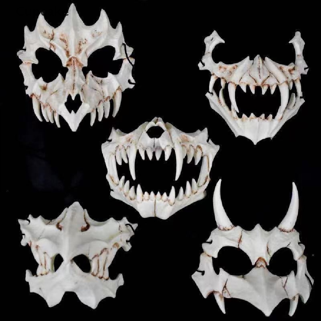 Mặt Nạ Hóa Trang Halloween Hình Bộ Xương Độc Đáo