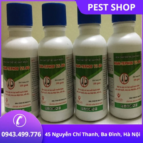 Hóa chất diệt loăng quăng bọ gậy HAN - Tephos 1%SG