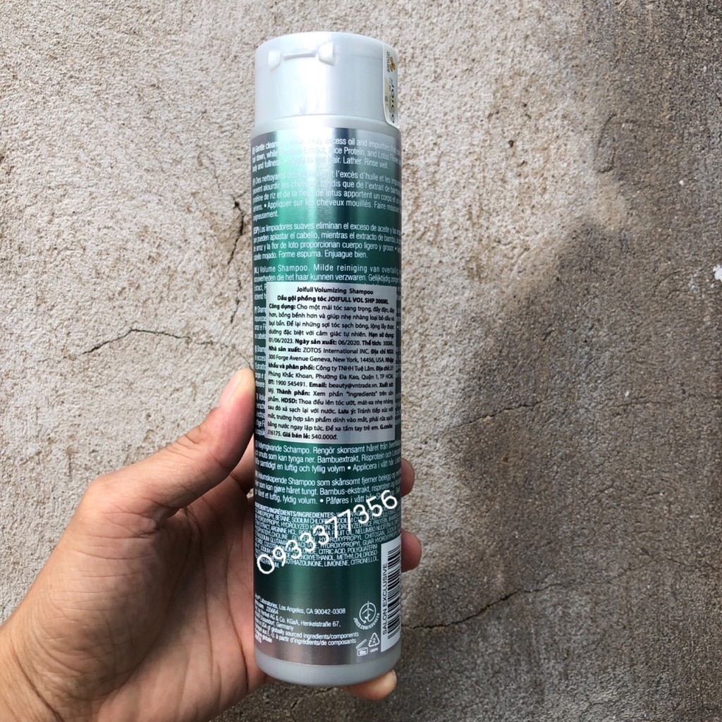 DẦU GỘI PHỒNG TÓC JOIFULL VOLUMIZING SHAMPOO JOICO
