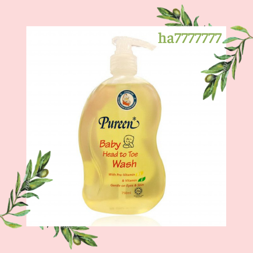 Sữa tắm và gội Pureen chai 250ml và 750ml