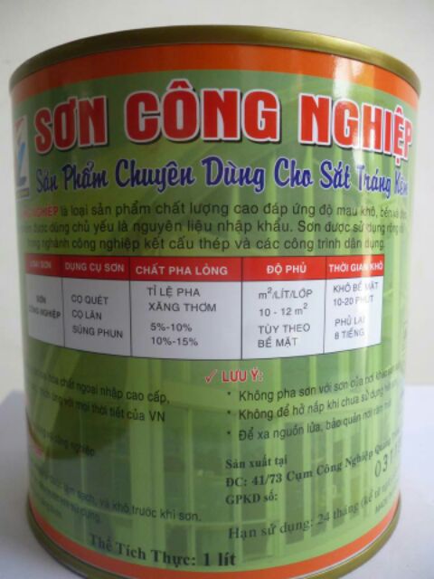 Sơn lót sắt mạ kẽm (4kg)