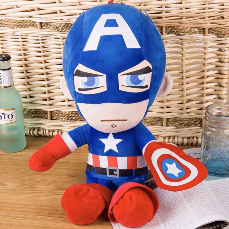 BỘ THÚ BÔNG AVENGER SIÊU ANH HÙNG NGƯỜI SẮT NGƯỜI NHỆN ĐỘI TRƯỞNG MỸ