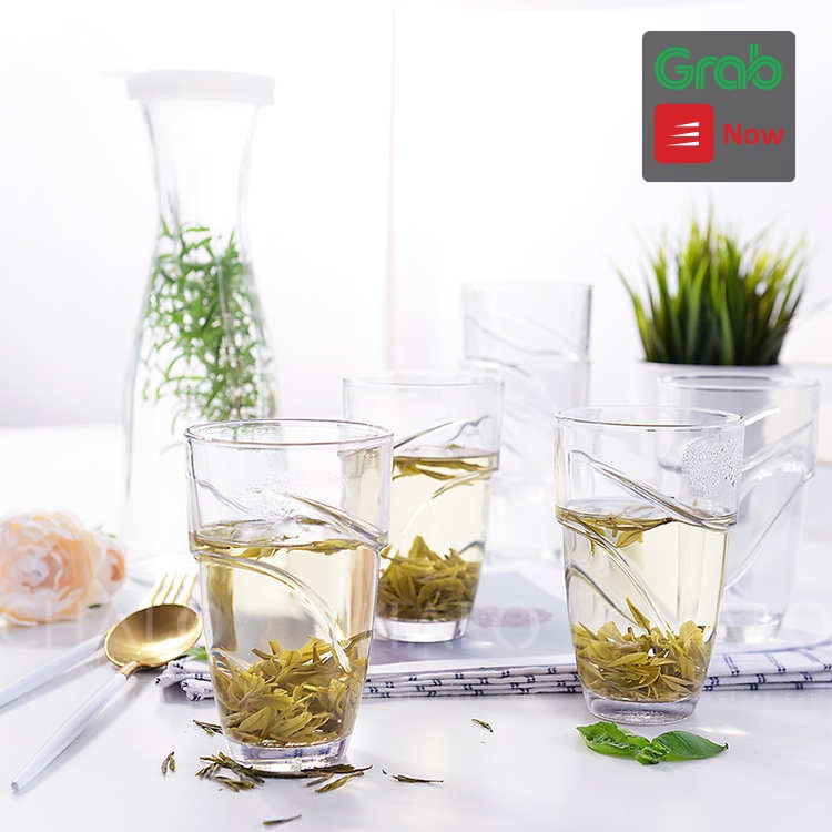 [Chính hãng] Ly thủy tinh cường lực Duralex Wave Hi Ball 360ml - 1054A