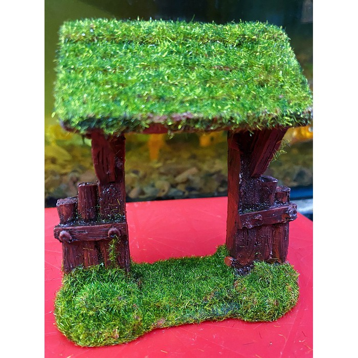 CỔNG PHỦ RÊU TRANG TRÍ HỒ CÁ NON BỘ 10X4X10CM