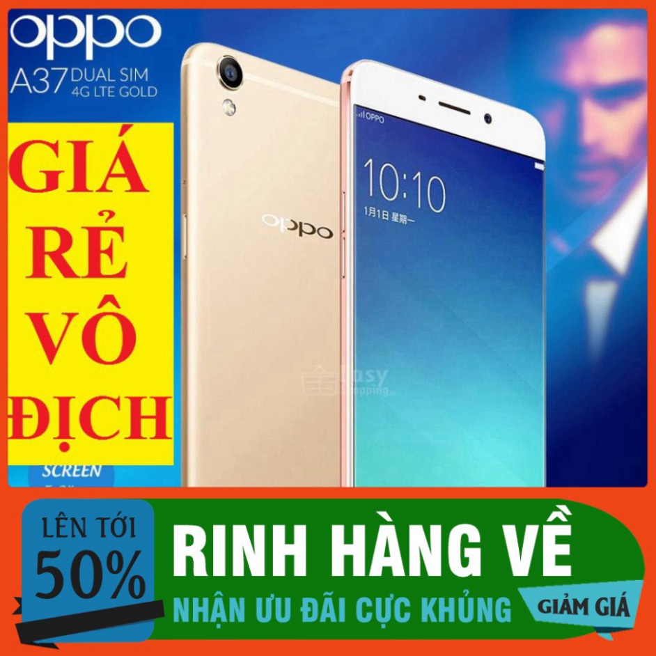 DUY NHẤT HÔM NAY [RẺ VÔ ĐỊCH] điện thoại Oppo Neo 9 A37 2sim ram 2G/32G mới 99%- Chơi Game mượt  $>$