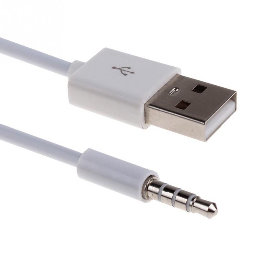 Dây cáp âm thanh 3.5mm USB 2.0 đầu đực kiểu dáng tiện dụng dành cho loa / máy nghe nhạc MP3/4 VC591 P12 của xe ô tô