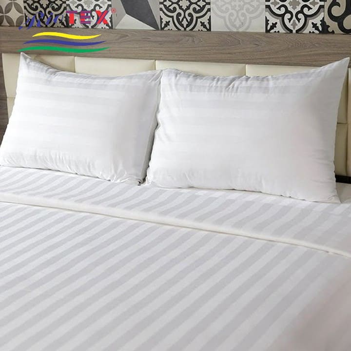 Vỏ Gối Cotton Khách Sạn Trắng Sọc RIOTEX - Kích Thước 50x70/ 40x60/ 35x105 cm | BigBuy360 - bigbuy360.vn