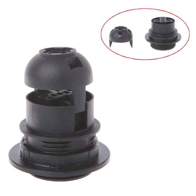 Giá Đỡ Bóng Đèn Edison E27 Gắn Trần Nhà Màu Trắng Đen