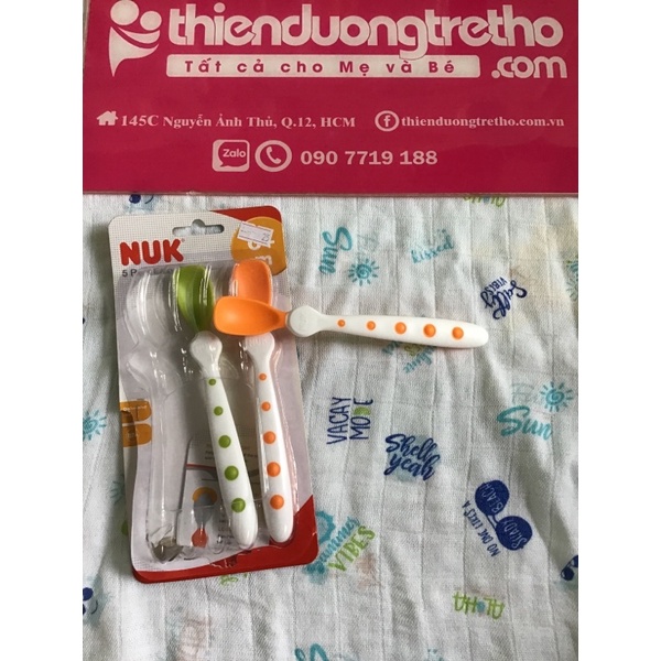 Thìa / Muỗng ăn dặm siêu mềm Nuk cho bé (1 cái)