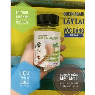 [SIÊU SALE - DÙNG LÀ GIẢM] THẢO MỘC GIẢM CÂN QUEEN AGAIN 30 NGÀY
