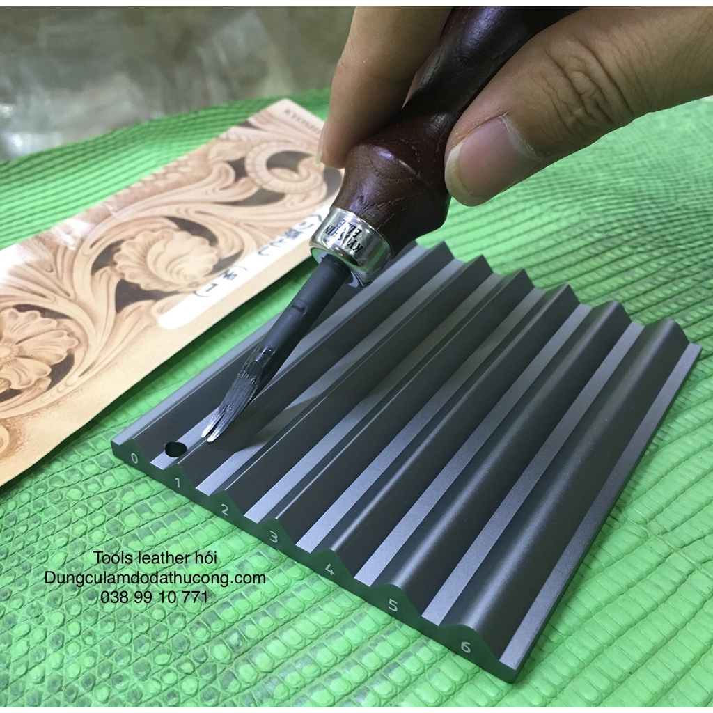 Dụng cụ mài tỉa viền da - dụng cụ làm đồ da handmade