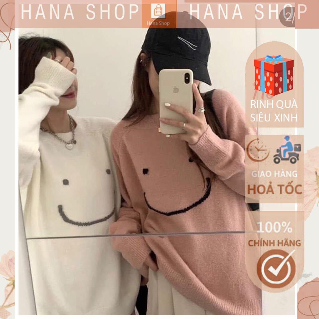 [Hàng Cao Cấp] Áo Sweaterr Unisex Nỉ Mặt Cười  2 Màu dưới 65kg - Dáng Rộng G077 | BigBuy360 - bigbuy360.vn