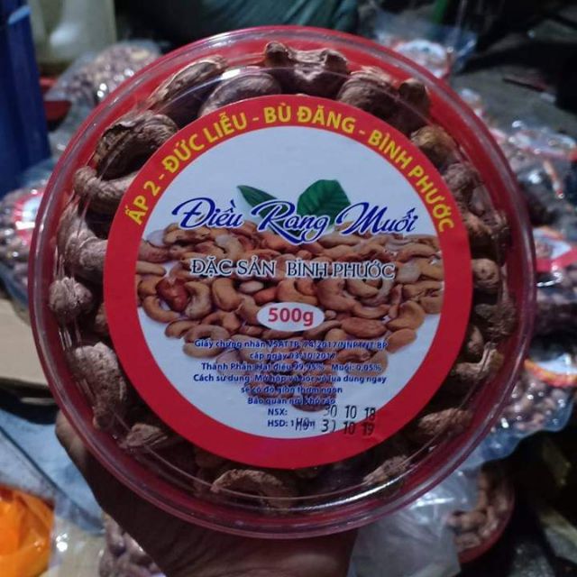 Hạt điều nguyên a cồ bình phước
