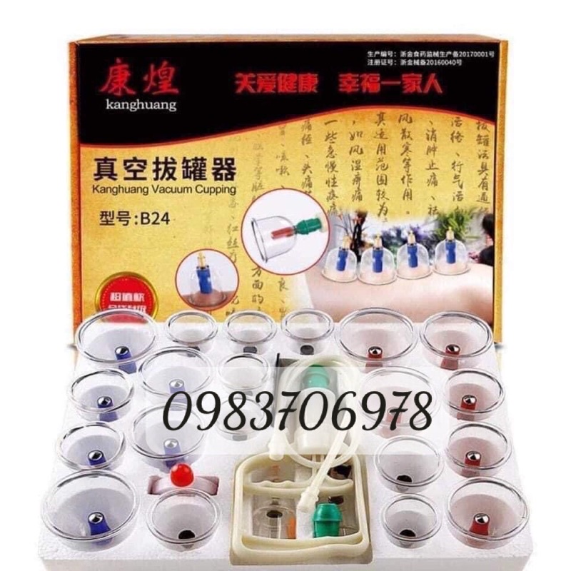 Bộ 24 cốc giác hơi- giúp thư giãn