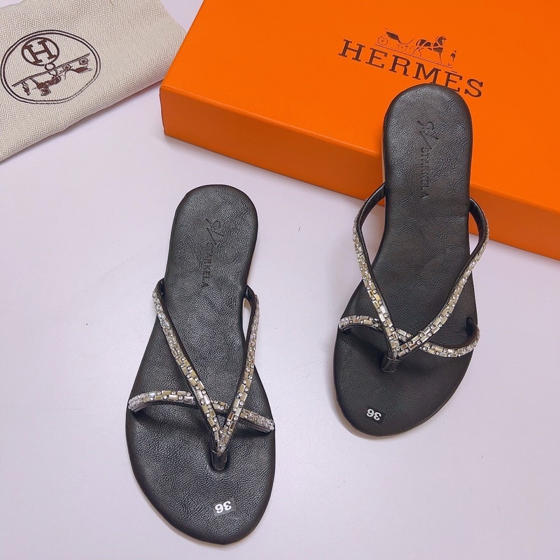 DÉP LÊ NỮ QUAI MẢNH ĐÁ KẸP NGÓN