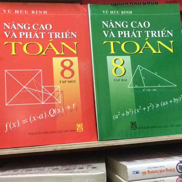 Sách - Nâng cao và phát triển toán lớp 8 tập 1và tập 2