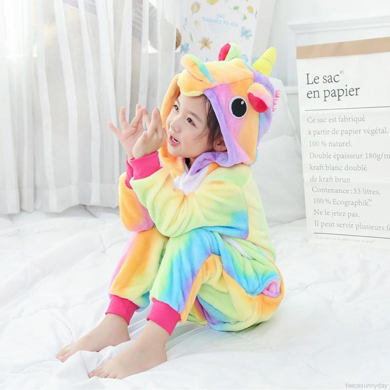 Bộ đồ Pijama dài tay in hình động vật dễ thương cho bé