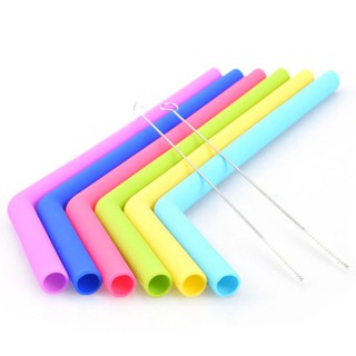 Bộ 6 Ống Hút Silicon 30 Oz Cho Cốc Yeti Rtic