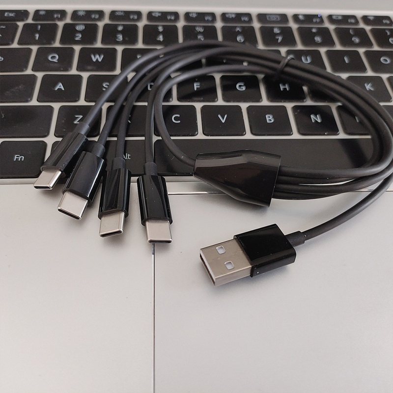 Dây Cáp Sạc USB Loại C Đa Năng 4 Trong 1 Cho Điện Thoại / Máy Tính Bảng