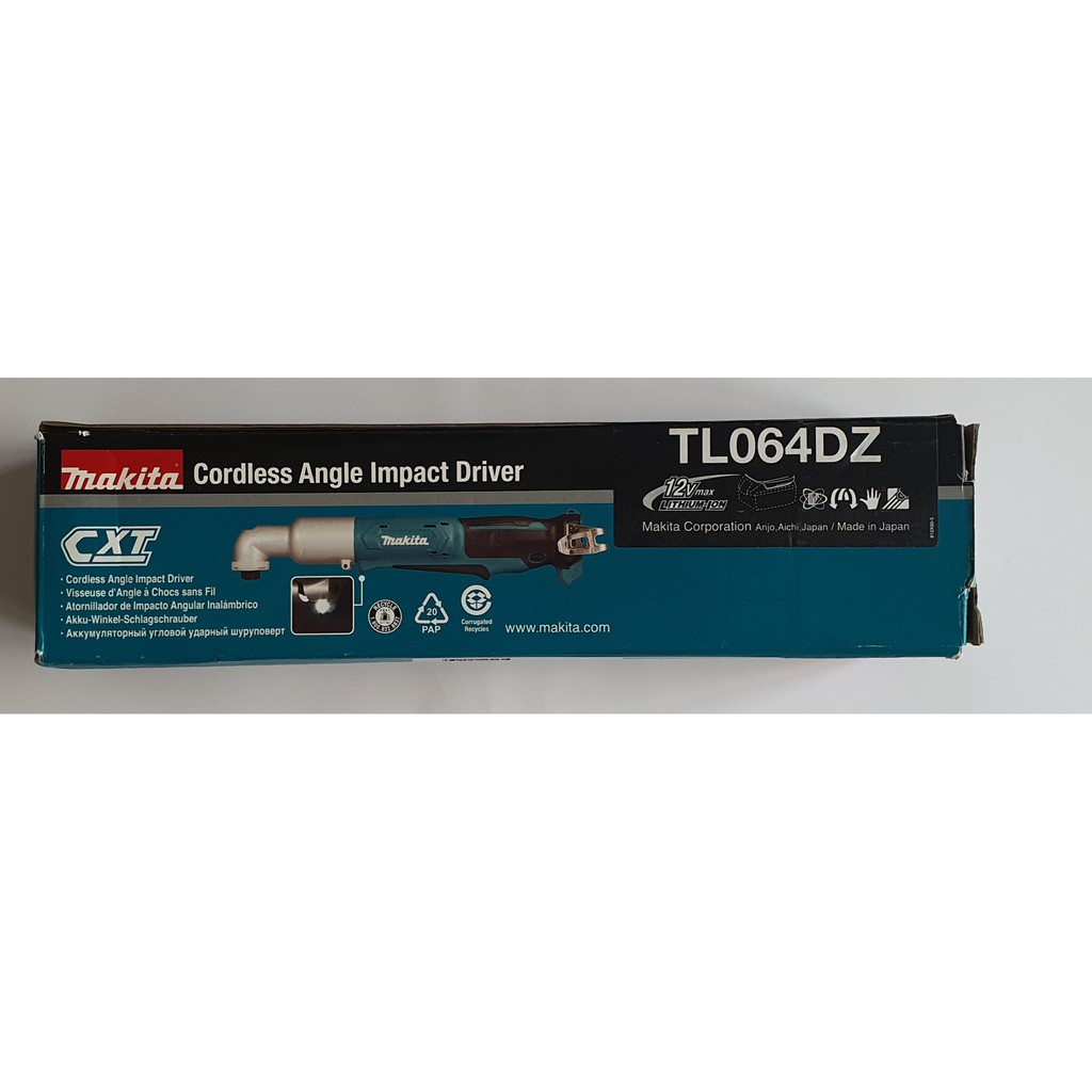Máy vặn vít góc dùng pin Makita TL064DZ 12V - Công suất mạnh mẽ, nhỏ gọn và linh hoạt
