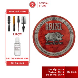 Sáp vuốt tóc Reuzel Red Pomade - đỏ