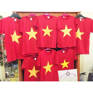 [SỈ ] LẺ ÁO CỜ ĐỎ SAO VÀNG_ÁO VIỆT NAM TỪ SIZE NHỎ ĐẾN LỚN