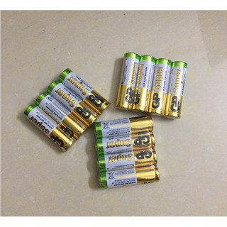 Pin AA GP Super Alkaline, Pin Tiểu GP ( 1 Vỉ 4 Viên)