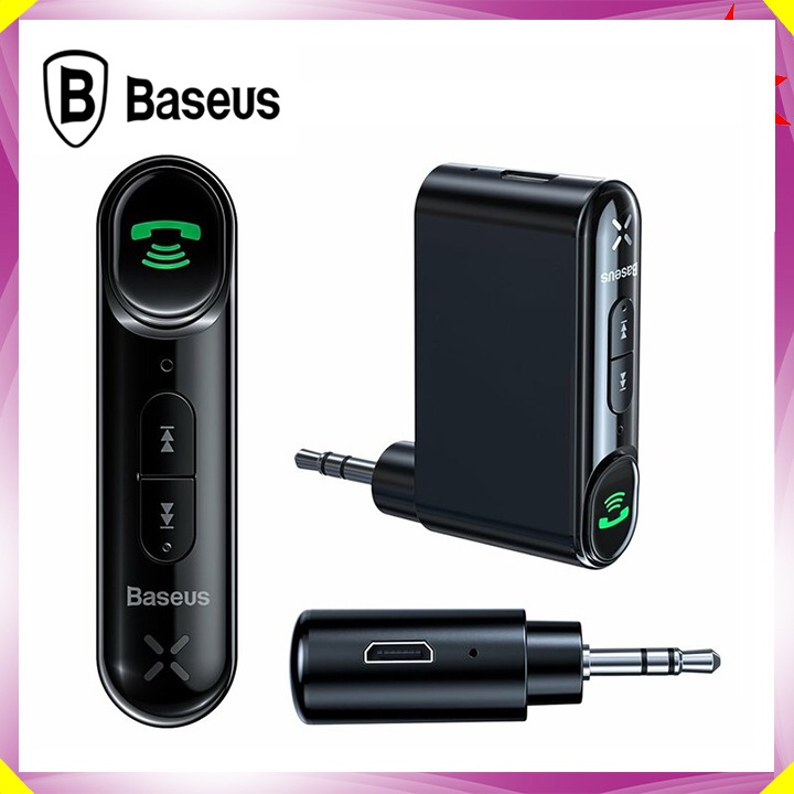 Bộ Bluetooth Receiver Baseus WXQY-01 Qiyin AUX Cổng sạc: Micro USB