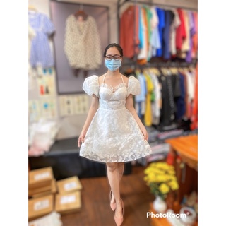 đầm thiết kế bigsize chubby cúp xinh