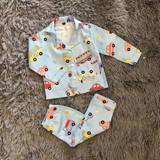Pijama bé trai hình oto