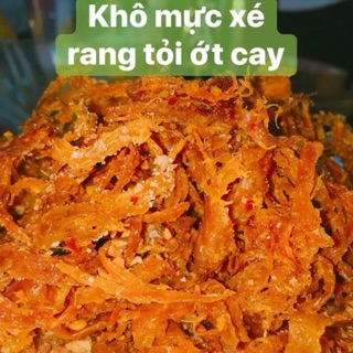 100gr khô mực xé cay rang tỏi ớt