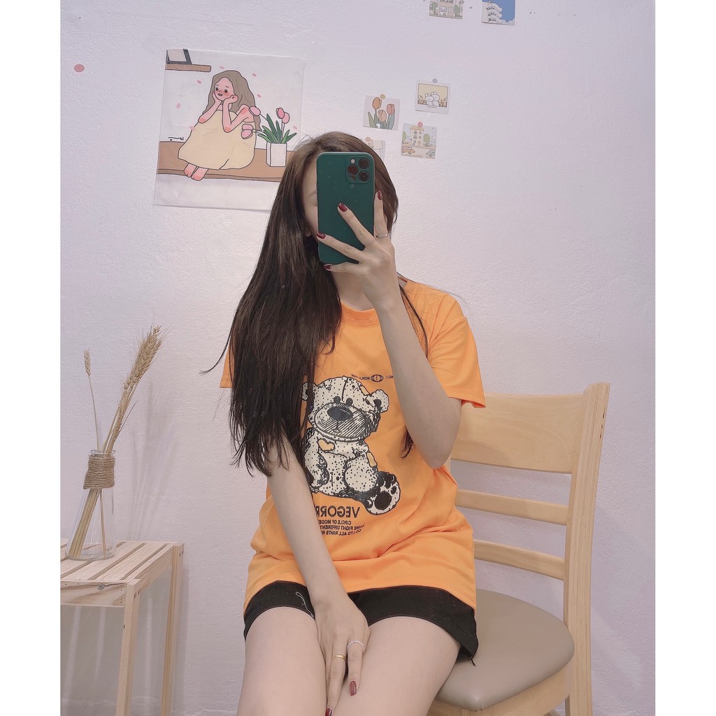 Áo Thun Nữ Cotton Hàng QC Cao Cấp Free Ship, Áo Dáng Rộng In Hình Gấu Cute Rõ Nét Giá Rẻ Chất Đẹp Vải Mát Mịn, MN7 | BigBuy360 - bigbuy360.vn