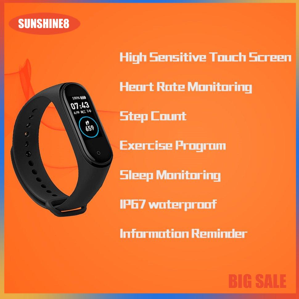 【SUN】❇️M3/4 ❇️Vòng đeo tay thông minh theo dõi sức khỏe kết nối Bluetooth kèm phụ kiện