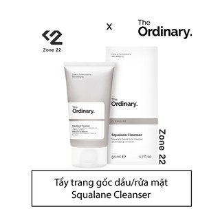 [ZONE 22] Sáp tẩy trang gốc dầu / rửa mặt The Ordinary Squalane Cleanser