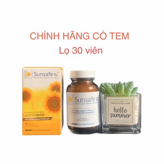 Viên uống chống nắng Sunsafe Rx làm trắng da