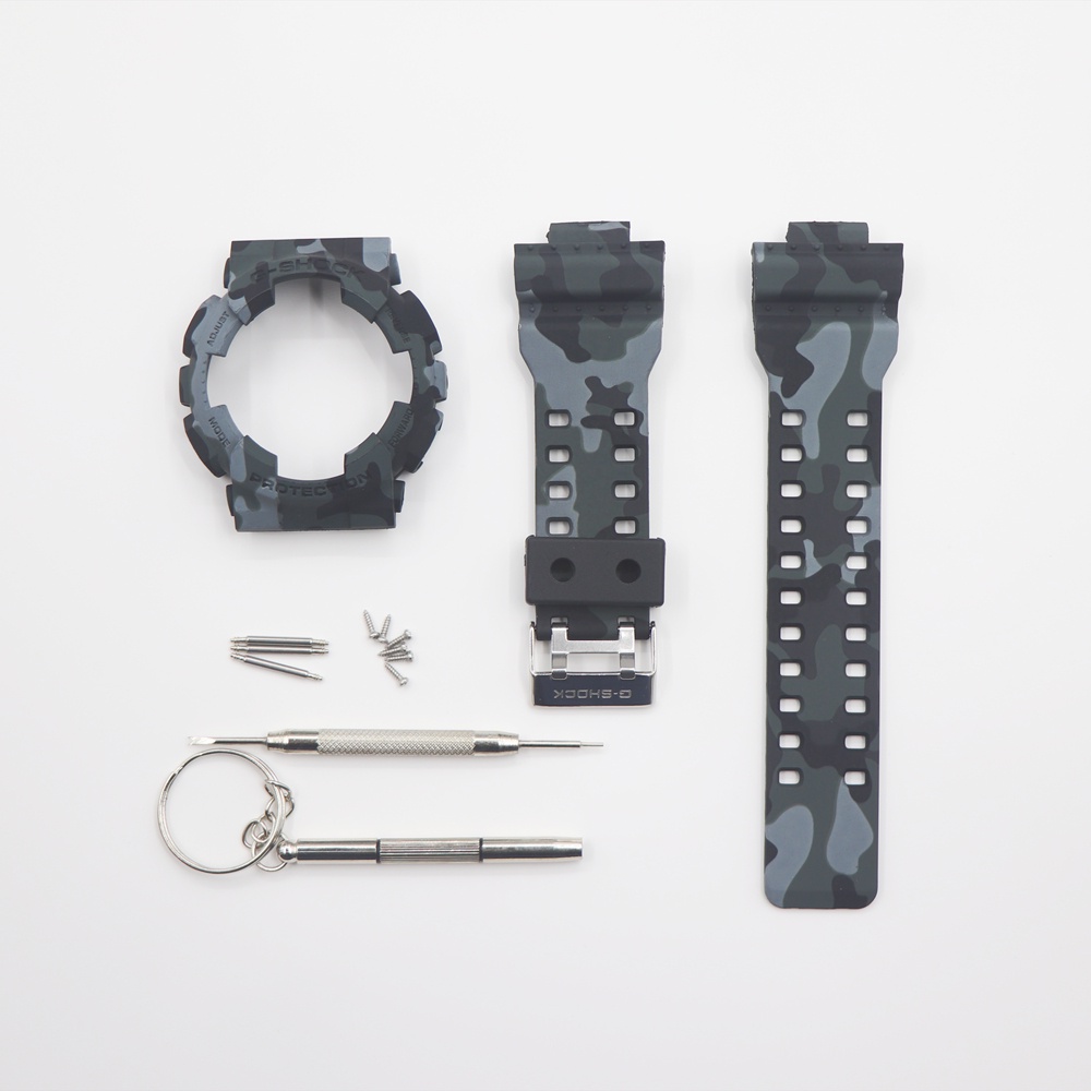 Dây Đeo Đồng Hồ TPU Nhiều Màu Sắc Tùy Chọn Cho Casio G-Shock Ga110 110gb / 100 / 120 Gd120 Gax-100