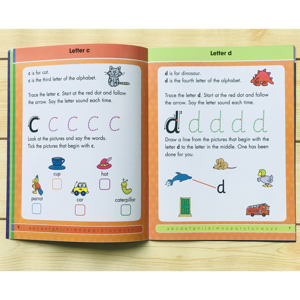 Sách - Gold Stars : Wipe clean Alphabet - Học Tiếng Anh Cho Trẻ - Bảng Chữ cái Tiếng Anh  ( 3 - 5 tuổi )