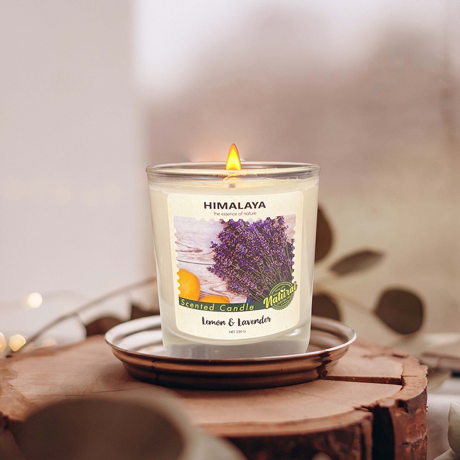 Nến thơm Himalaya hương Lemon &amp; Lavender 230g