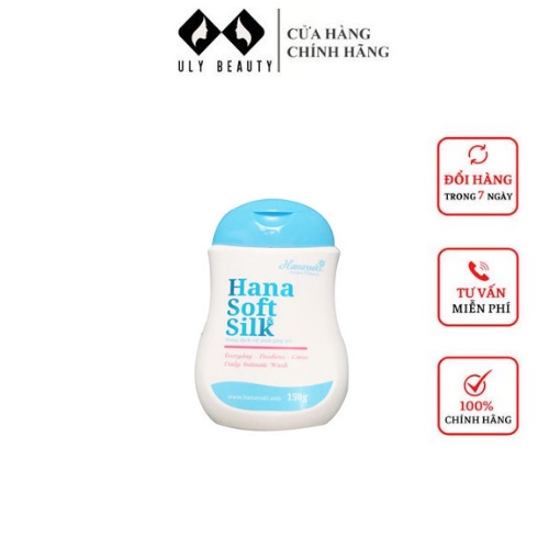 Dung dịch vệ sinh phụ nữ Hana Soft Silk  Freeship  hỗ trợ làm hồng vùng kín, sạch thơm khử mùi giảm ngứa