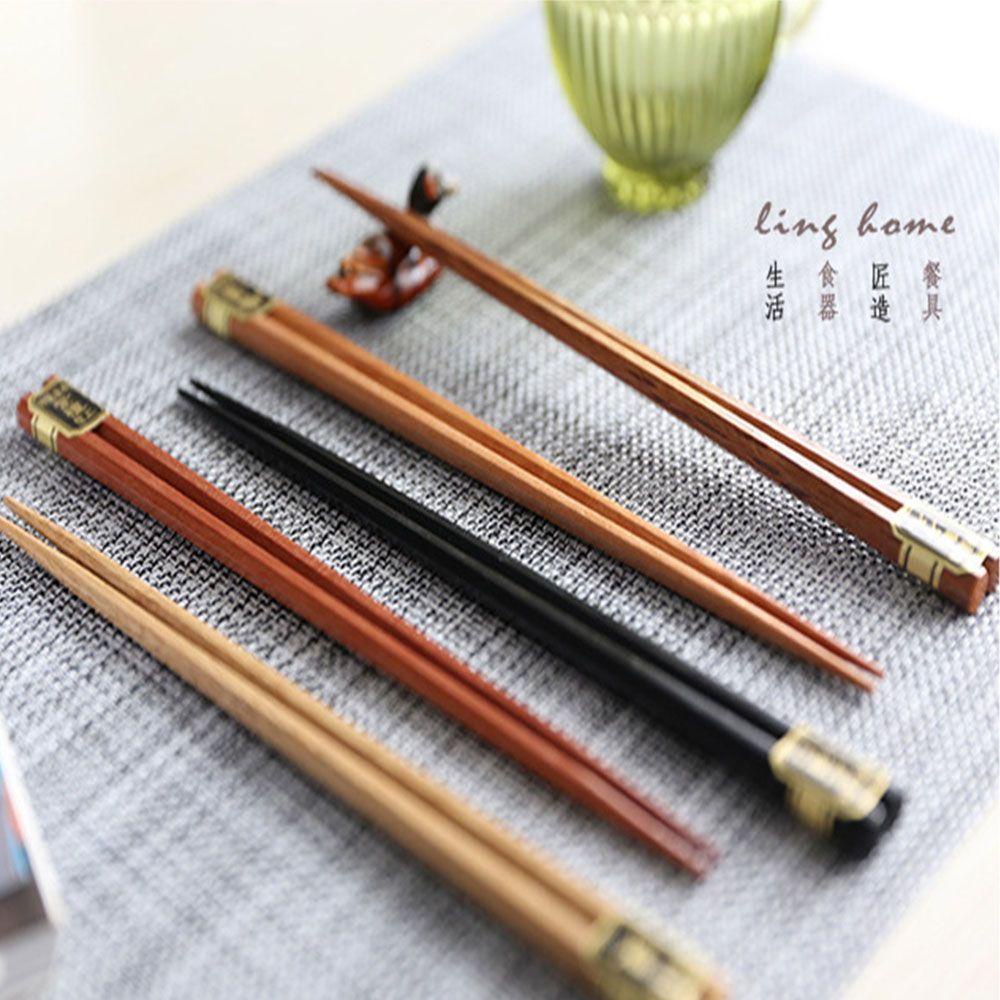 Nickolas Set 5 Đôi Đũa Cổ Điển Nhiều Màu Có Thể Tái Sử Dụng