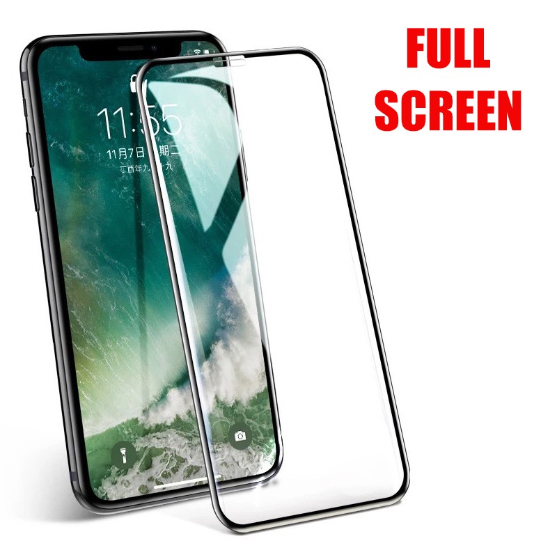 Kính cường lực bảo vệ toàn màn hình cho iphone 12 12promax 12mini 12pro 11 11pro 11promax 5 5s se 6 6s 7 8 plus x xs