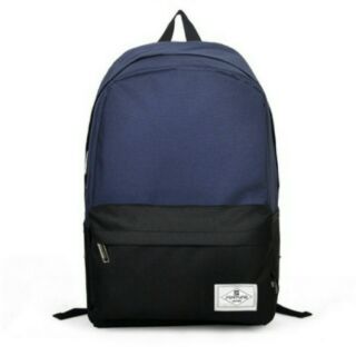 Ba lô thời trang nam nữ thẻ thao kiêm balo laptop du lịch đi học, đi chơi 2 màu phối phong cách FM - Balo TLBL0014